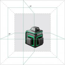 Лазерный уровень ADA CUBE 3-360 GREEN Ultimate Edition с калибровкой Арт. А00569К (Зеленый луч)